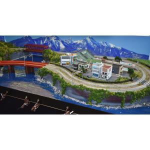 鉄道模型 ジオラマレイアウト Nゲージ用 複線...の詳細画像3