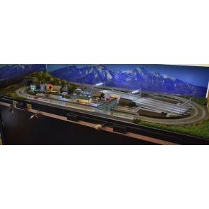 鉄道模型 ジオラマレイアウト Nゲージ用 複線...の詳細画像1