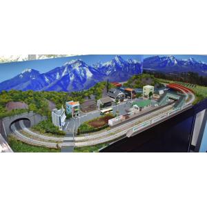 鉄道模型 ジオラマレイアウト Nゲージ用 複線...の詳細画像4