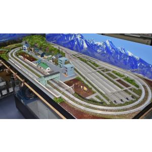 鉄道模型 ジオラマレイアウト Nゲージ用 複線...の詳細画像2