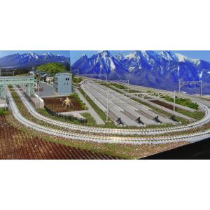 鉄道模型 ジオラマレイアウト Nゲージ用 複線...の詳細画像3