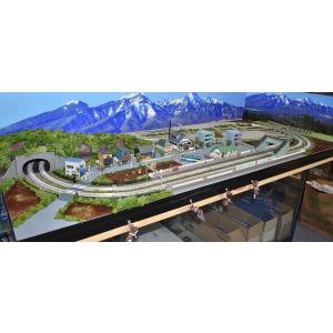 鉄道模型 ジオラマレイアウト Nゲージ用 複線...の詳細画像4
