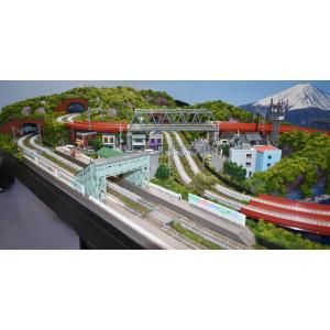 鉄道模型 ジオラマレイアウト Nゲージ用 複線...の詳細画像4
