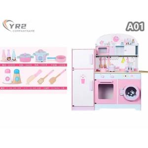 組立品/ボウル&キッチンワゴン付き ままごとキ...の詳細画像1