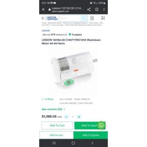 Leeson Electric C145T17WC131A