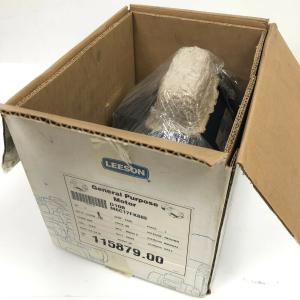 Leeson 115879.00汎用モーター1フェーズ1725 rpm 60 Hz新しいオープンボックス