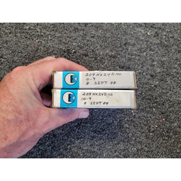 2つの209HX24D110のBarden Precision Bearing Matchセット