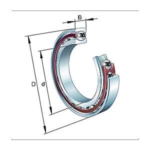 B7022ETP4SUL 110x170x28mm FAG精度角紡錘ベアリング