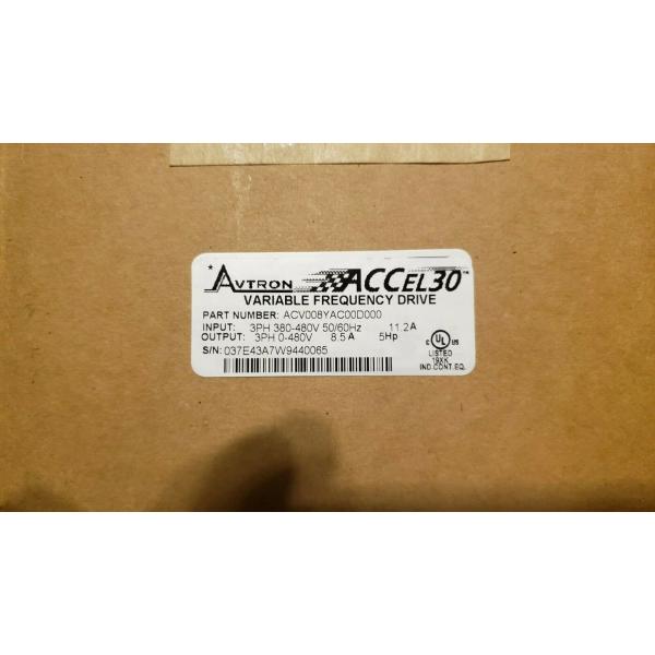 Avtron ACV008YAC00D000可変周波数ドライブユニット5-HP 3-PHASE 38...