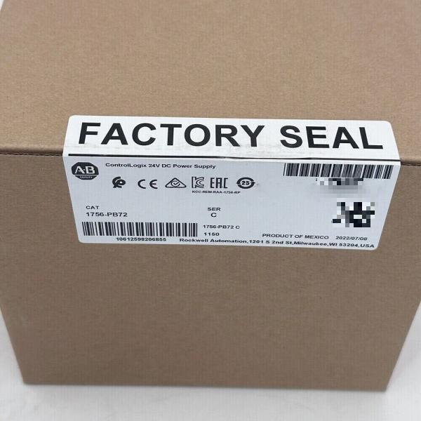 New Allen-Bradley 1756-PB72 / C Controllogix 24V D...