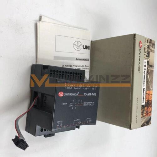 新しい1PC UNITRONICS IO-AI4-AO2 DC24V I/O拡張モジュール
