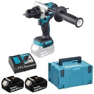 Makita DHP486RTJ Drill Driver Percussion 18V Bl 13...