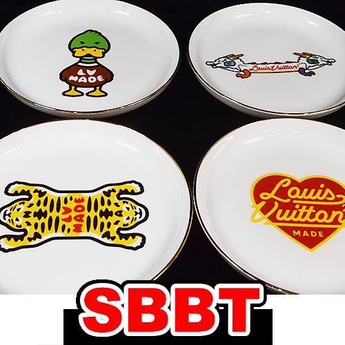 ルイヴィトン　NIGOコラボ セット4アシェット　GI0729　プレート 皿 ４枚 LOUIS VU...