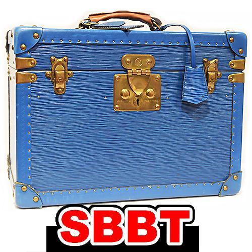 ルイヴィトン　化粧ケース　ボワットファルマシー　青 ブルー　エピ　バニティケース トランク スペシャ...