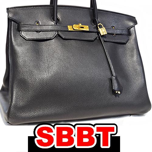 エルメス　バーキン40　黒　トゴ　G金具　□B刻印　ブラック　ゴールド金具 トートバッグ Black...