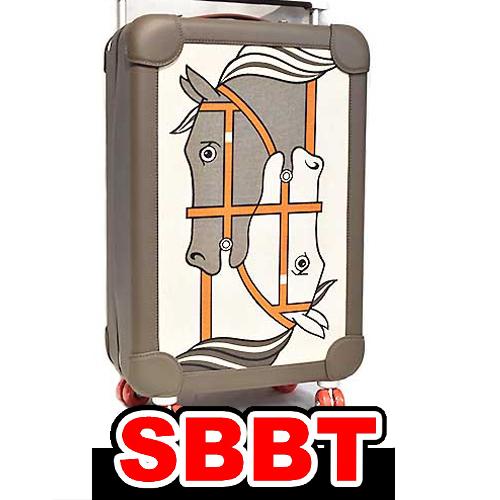 エルメス　キャリーケース R.M.S キャビン　四輪 キャリーバッグ　エタン　トワルｈ×トリヨン　M...