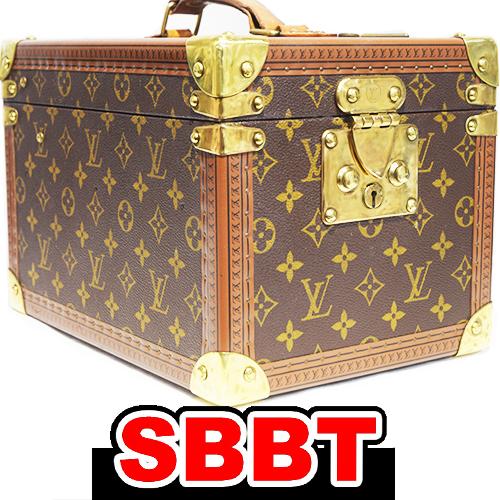 ルイヴィトン　化粧ケース　ボワットフラコン　モノグラム　M21828　バニティケース　化粧トランク ...