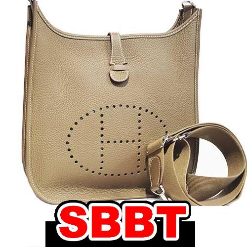 エルメス　エブリン 3 PM　エトゥープ　エトープ　S金具　トリヨンクレマンス　W刻印　2024年製...