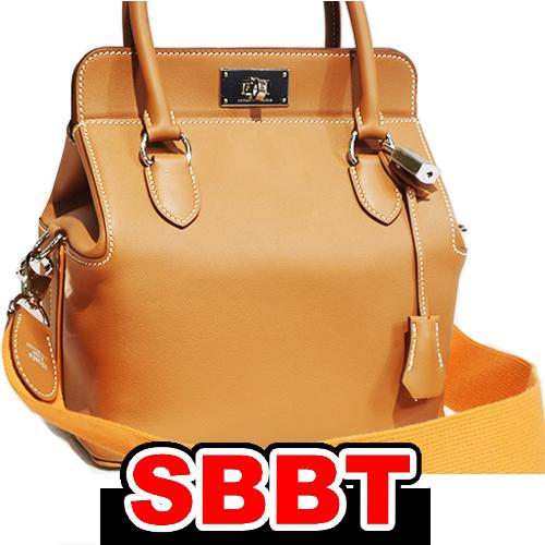 エルメス　ツールボックス 20　ゴールド×オレンジ　GOLD/ORANGE　スイフト　S金具　□P刻...