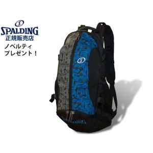 スポルディング リュック SPALDING ケイジャー バックパック グラフィティブルー