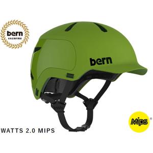 バーン bern WATTS 2.0 MIPS ワッツ 2.0 MATTE GREEN マットグリー...