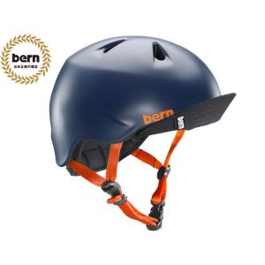 バーン ヘルメット bern NINO ニーノ 二ノ Matte(Satin) Navy VISOR...