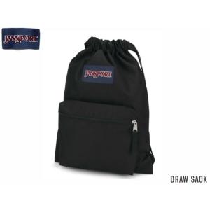ジャンスポーツ JANSPORT DRAW SACK BLACK ドロー サック ブラック 黒 バッ...