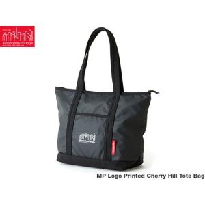 マンハッタンポーテージ ロゴプリンテッド チェリーヒル トート バッグ MP1306ZP BLACK...
