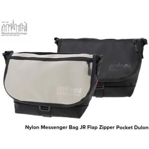 マンハッタンポーテージ ナイロン メッセンジャーバッグ フラップ ジッパーポケット デュロン ショル...