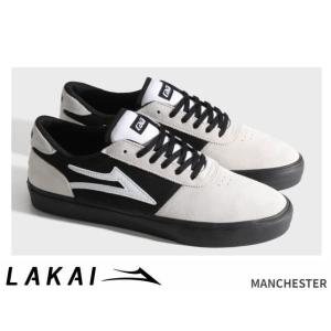 ラカイ Lakai MANCHESTER WHITE SUEDE BLACK BLACK マンチェス...