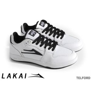 ラカイ Lakai NEWモデル テルフォード ロー TELFORD LO WHITE/BLACK ...