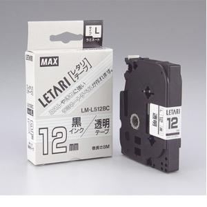 マックス（MAX） LM-L524BW 白/黒文字 ビーポップミニ用テープカセット