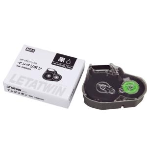 値下げ【10個Set】マックス レタツイン インクリボン LM-IR340B マックス レタツイン用インクリボン LM-IR340B - アスクル