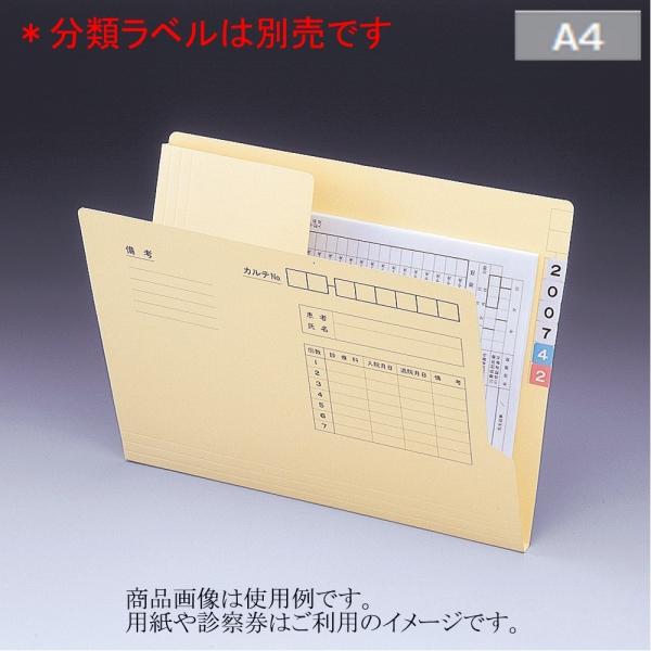 リヒトラブ 退院フォルダー HK742 A4サイズ 200枚入り