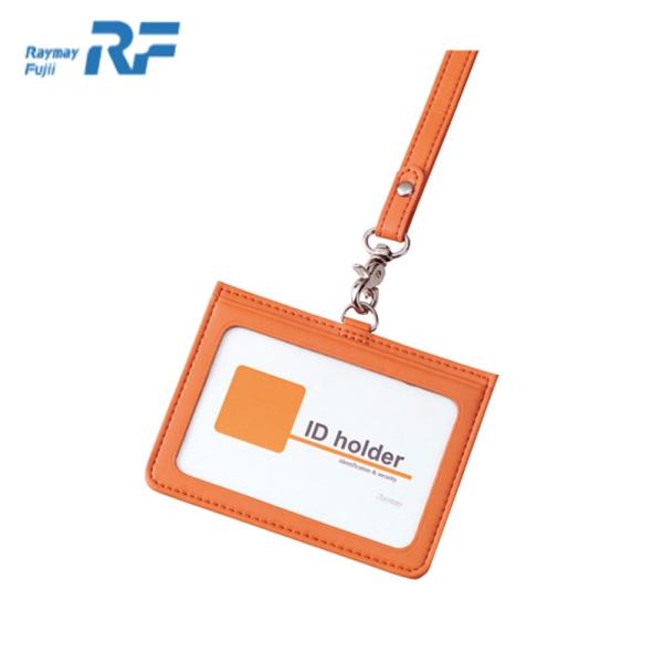 レイメイ藤井 合皮製　IDカードホルダー   GLP155D オレンジ