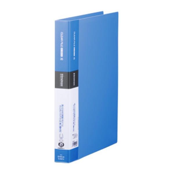 キングジム　クリアーファイル差替式 25ポケット「138SPW」青