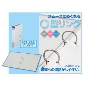 キングジム リングファイルBF 603BF グレーの詳細画像1