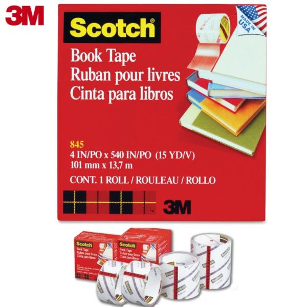 スコッチ 透明ブックテープ  845 101 幅101.6mm
