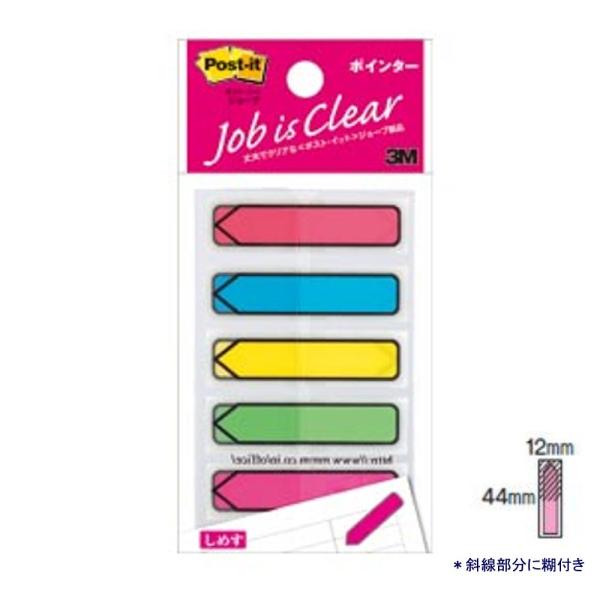 3M ポスト・イットジョーブ 684NE  5色 ポインター
