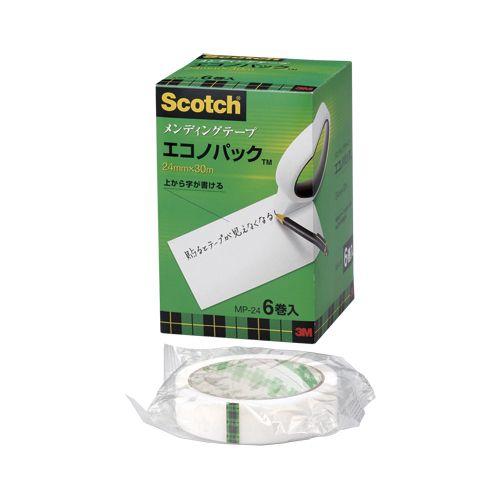 Scotch メンディングテープ エコノパック MP-24 24mm幅★6巻入