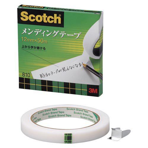 Scotchメンディングテープ 810-3-12 12mm幅