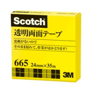 3M 両面テープ大巻「665-3-24」24mm幅｜sbd