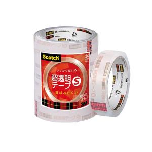 3M 超透明テープS工業用包装 「BK-24N」24mm×35m★5巻入｜sbd