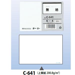 コレクト情報カード「C-641」6×4サイズ（無地）｜sbd