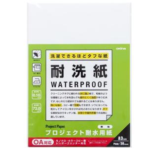 オキナ プロジェクト耐水用紙 PW3254 耐洗紙 無地 A3 30枚入｜sbd