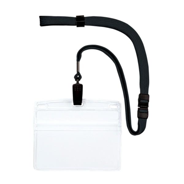 オープン工業 吊り下げ名札 NL-21P-BK 黒 （1枚）