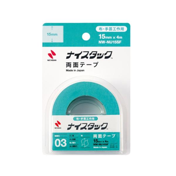 ニチバン ナイスタック 両面テープ NW-NU15SF 透明タイプ