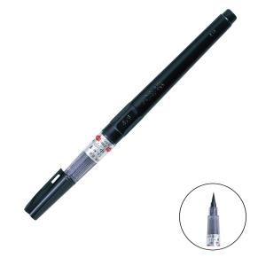 呉竹 油性筆ペン JNF55-10S 軟筆 : 文具・事務用品のエス・ビ・ディ
