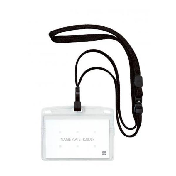 オープン工業 吊り下げ名札 NL-22P-BK 黒 （1枚）