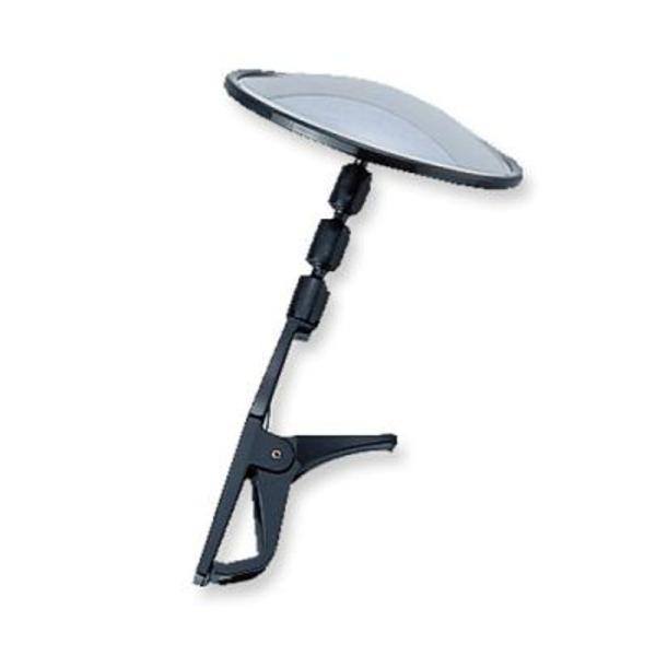 防犯・ガレージミラー SM-120RC-BL クリップ式 ブラック